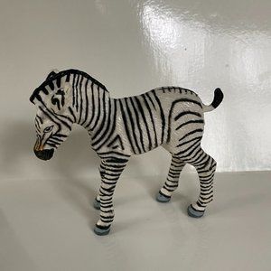 Safari Ltd. zebra figurine 1993 vintage toy animal